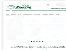 Tablet Screenshot of juwelier-sievert.de
